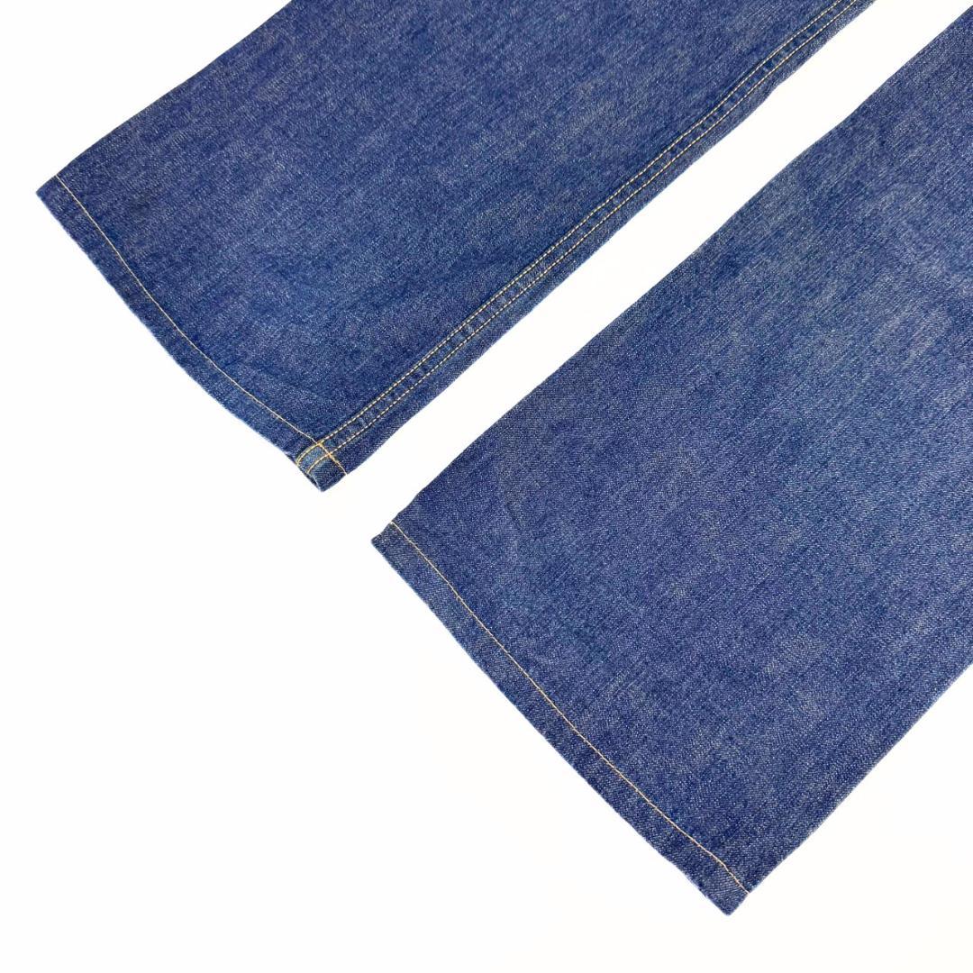 ルイヴィトン デニムパンツ LVロゴ モノグラム フラワー 38