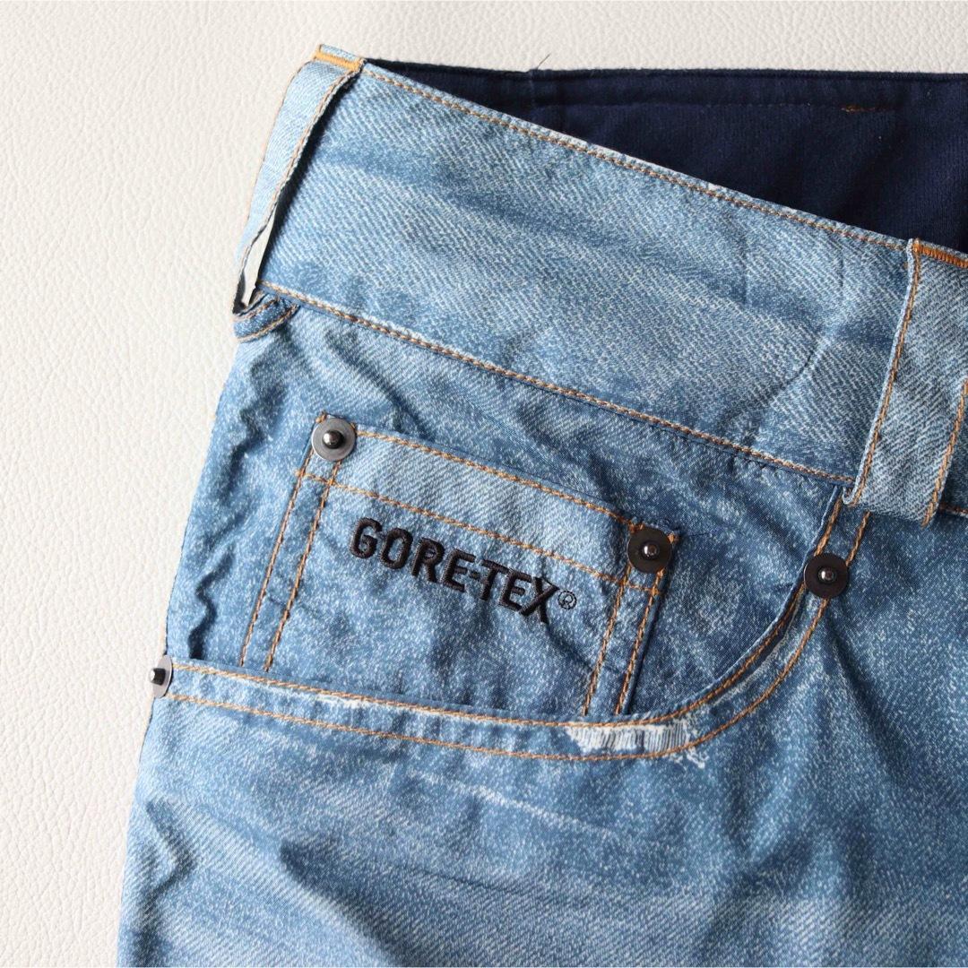 5436　バートン　パンツ　メンズ　デニムプリント ゴアテックス　スノボウェア