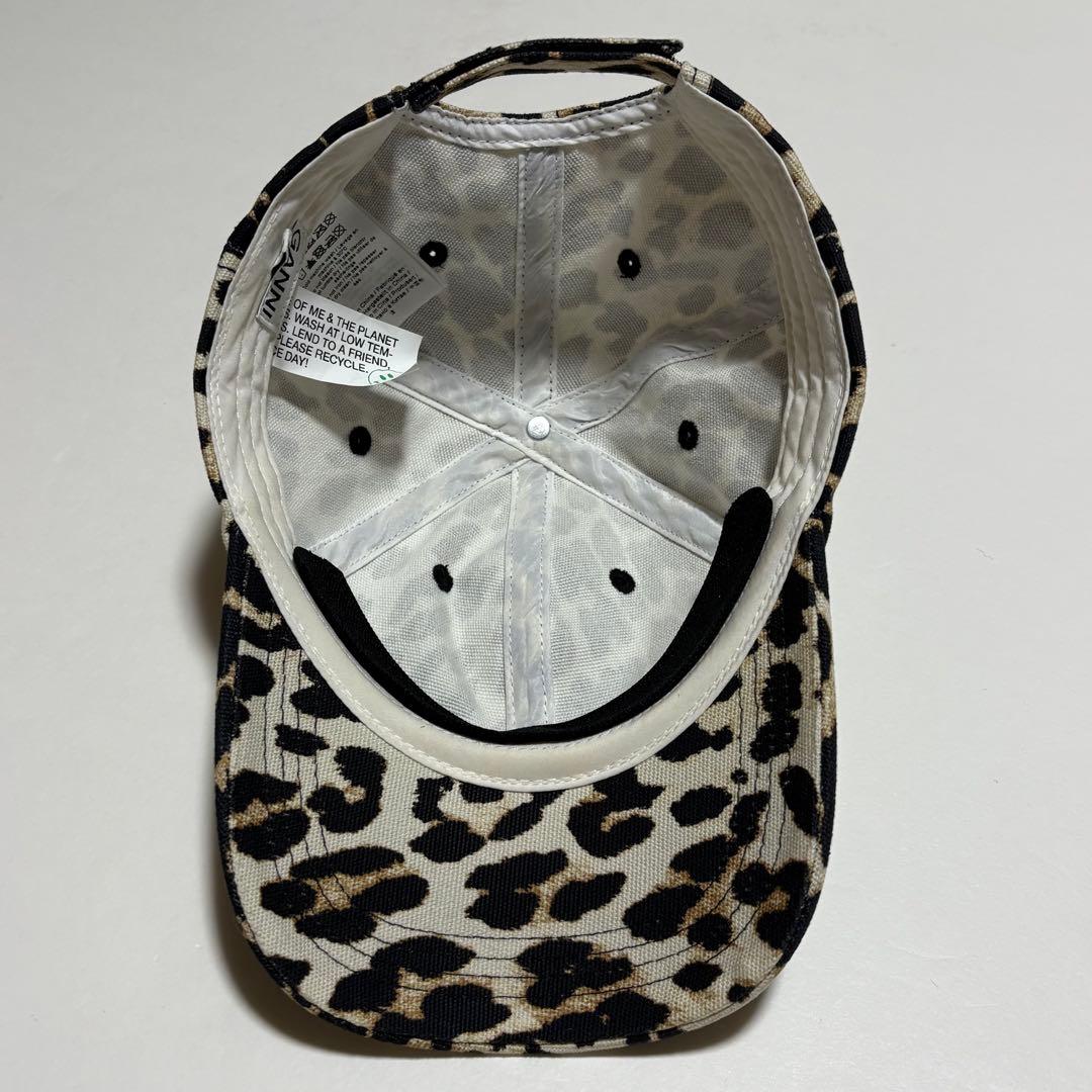 GANNI ガニー キャップ キャップ ヒョウ柄 レオパード アニマル柄