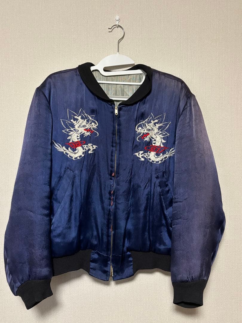 50s スカジャン Koreaジャケット 古着