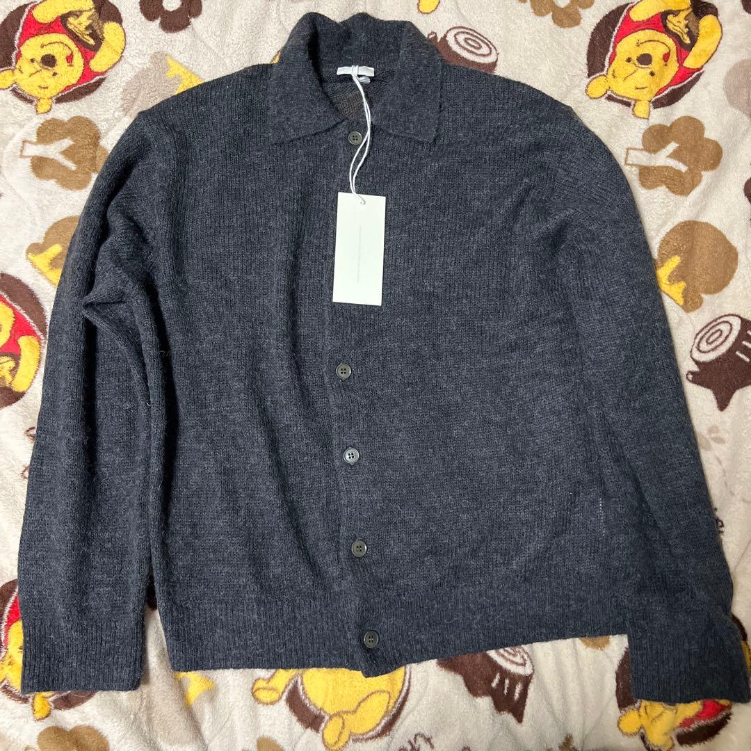 新品★LIDNM ALPACA KNIT SHIRT CARDIGAN S
