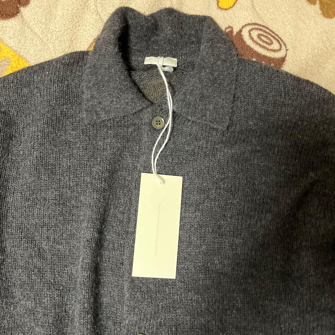 新品★LIDNM ALPACA KNIT SHIRT CARDIGAN S