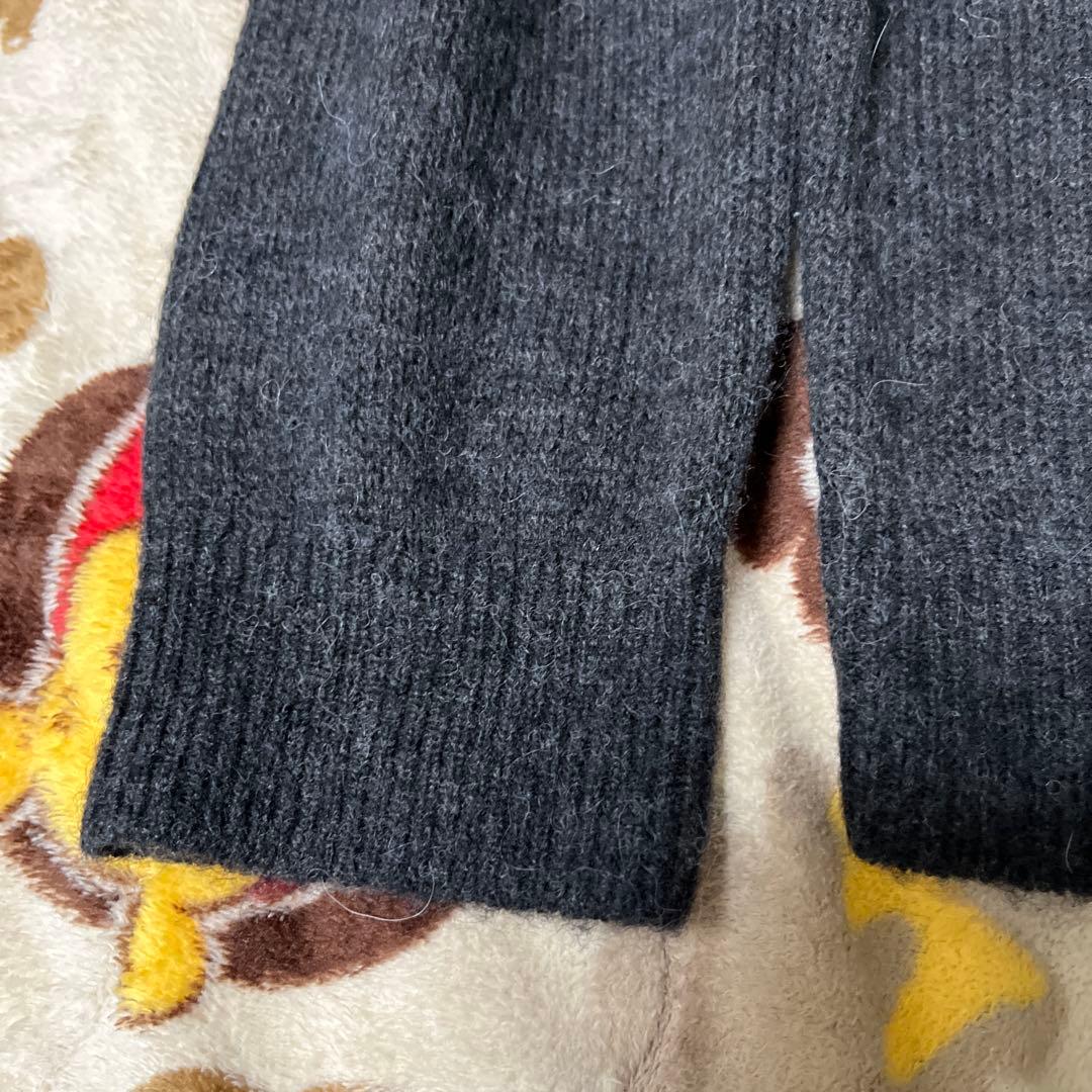 新品★LIDNM ALPACA KNIT SHIRT CARDIGAN S