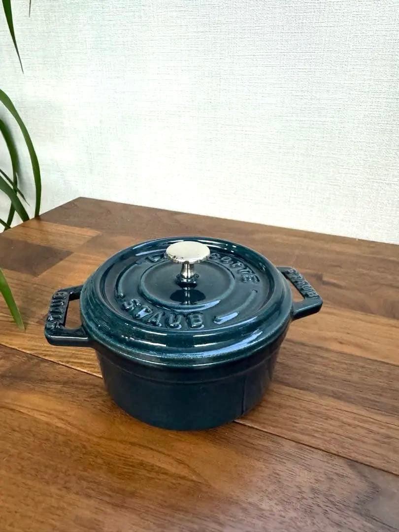 【未使用品】STAUB ココットラウンド 10cm ラ・メール　希少カラー