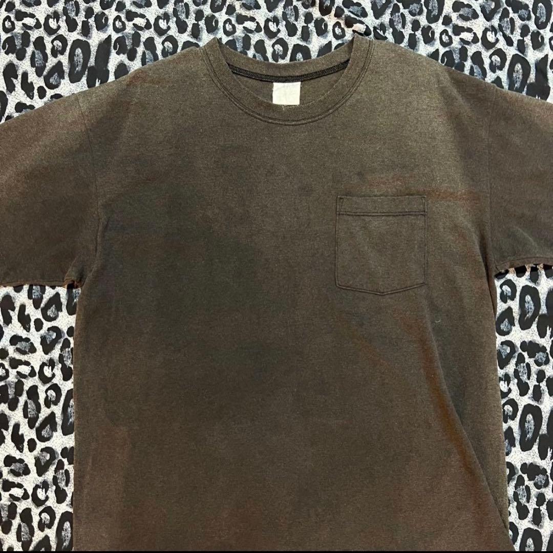 週末限定価格‼️ブランク 無地 90s ポケTシャツ 袖裾シングルステッチ