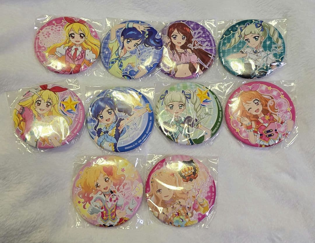 SEGA限定 GIGO限定 アイカツ! オンパレード 缶バッジ 10枚セット