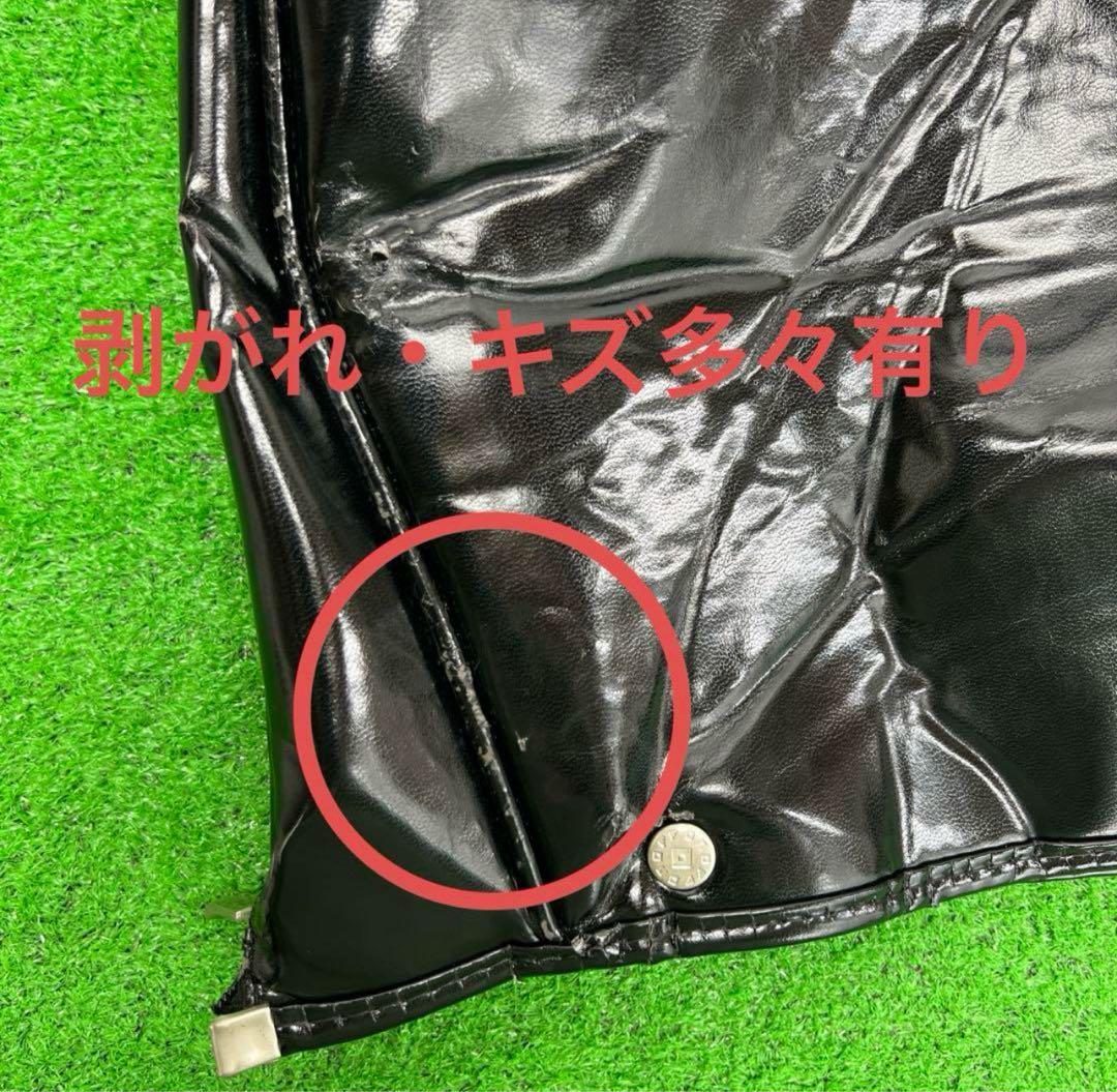 ONOFF キャディバッグ　エナメル　ブラック9インチ