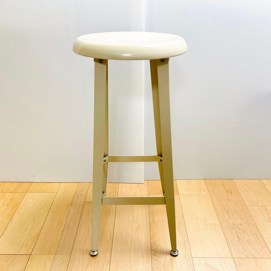 廃盤希少 IKEA ハイスツール TORBEN アイボリー イケア 鋼製①