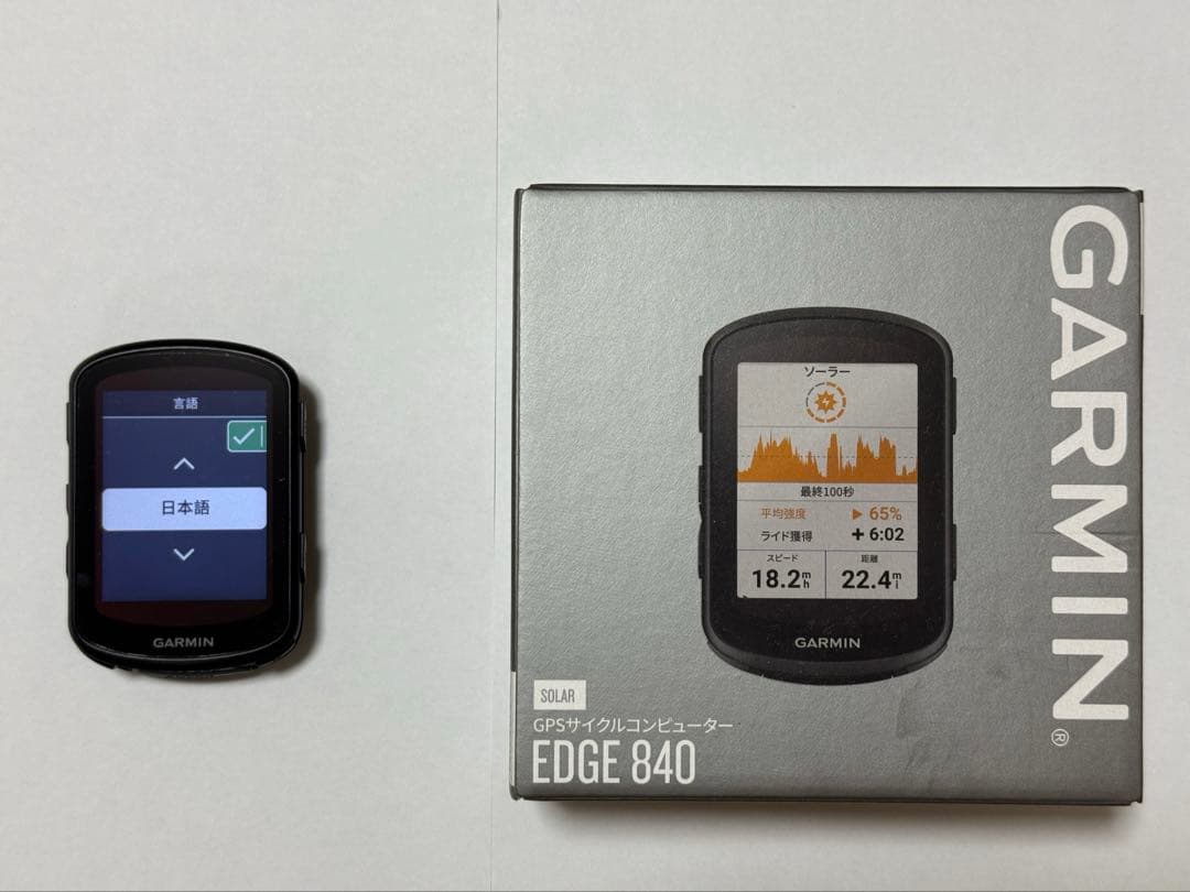 アクセサリー GAMIN EDGE 840 Solar