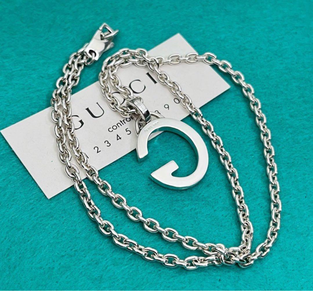 極美品‼️GUCCI Gマークペンダントネックレス