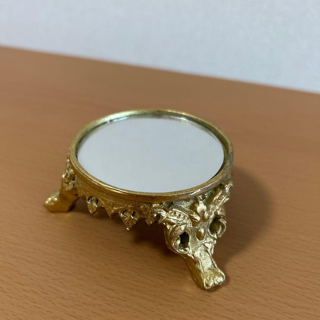 ビンテージ　ミラースタンド　置物