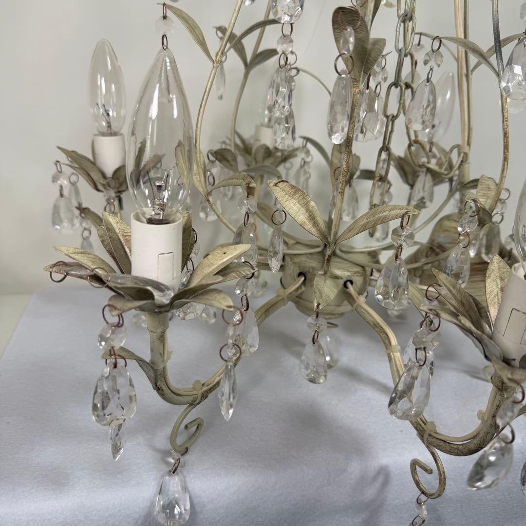 豪華絢爛　　シャンデリア　6灯　インテリア　ライト　豪邸　ランプ　派手