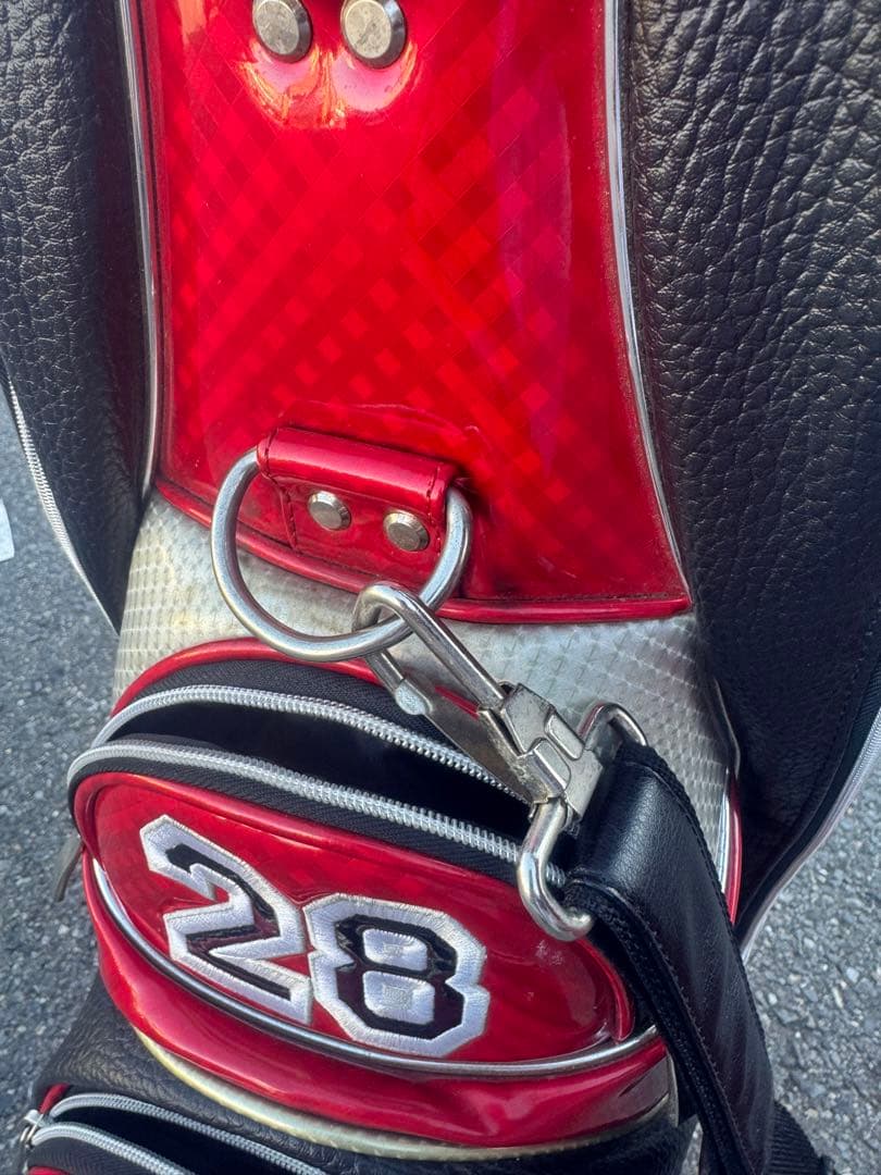 や*と様 ディズニー ミッキー キャディバッグ（ネームプレート付）