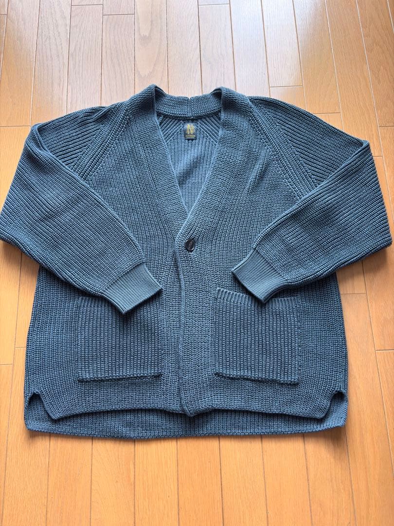 トップス BATONER 25SS SIGNATURE 1BUTTON CARDIGAN