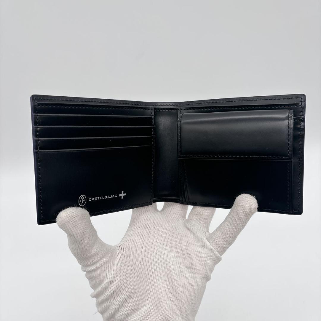 新品タグあり カステルバジャック 牛革 ２つ折り財布 人気デザイン ウプラ