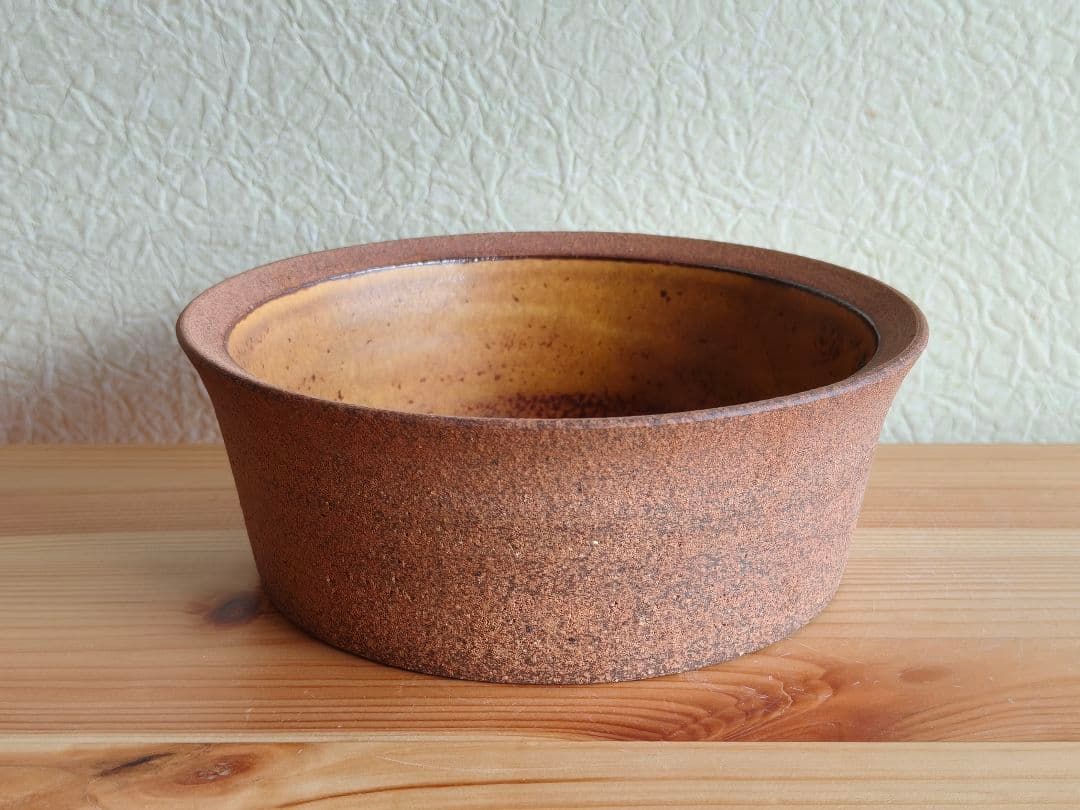 山本教行　深皿　グラタン皿　陶器　民芸　民藝　バーナード・リーチ ①　岩井窯