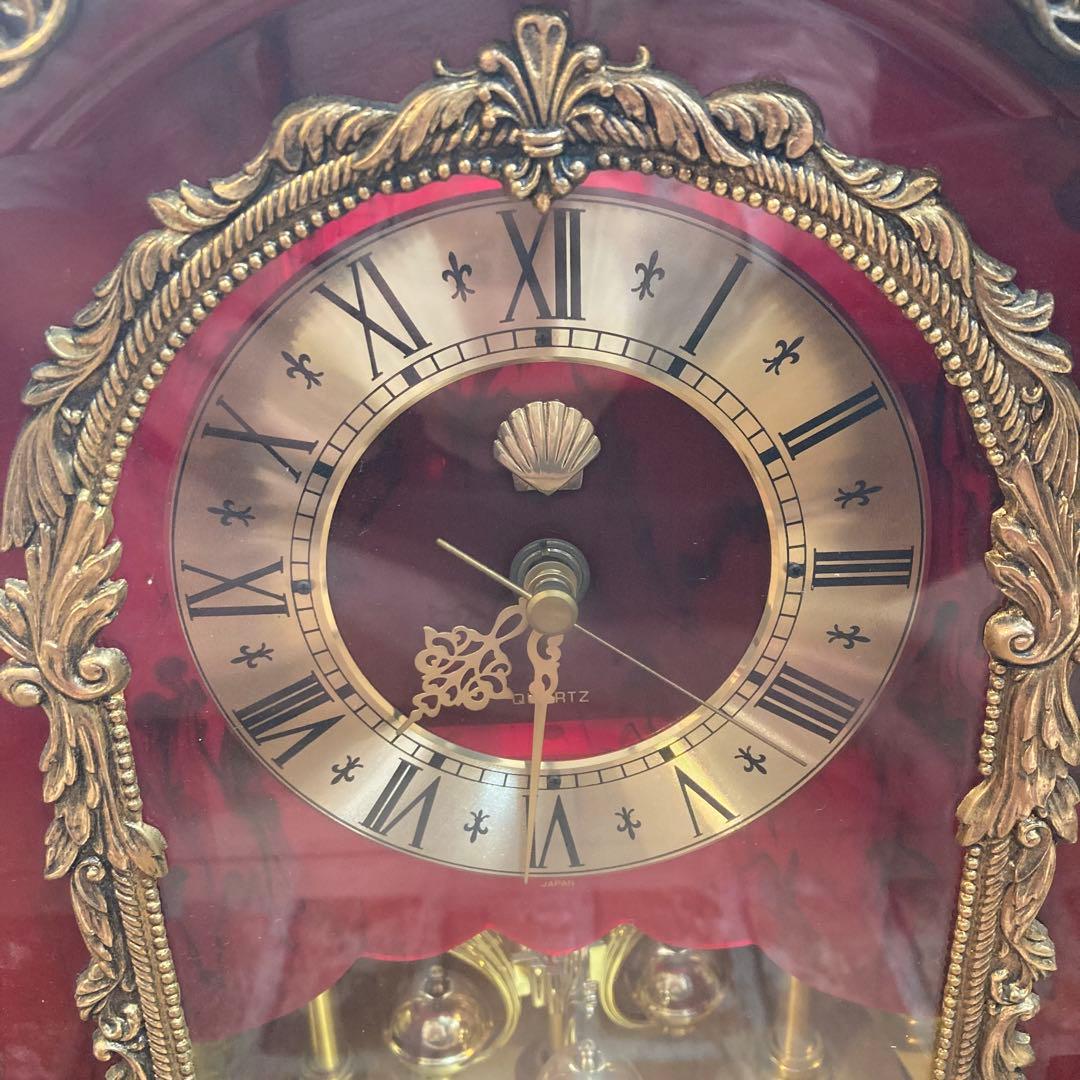 CITIZEN 置き時計 シェル石油モデル 8ZG320AZ 動作品アンティーク