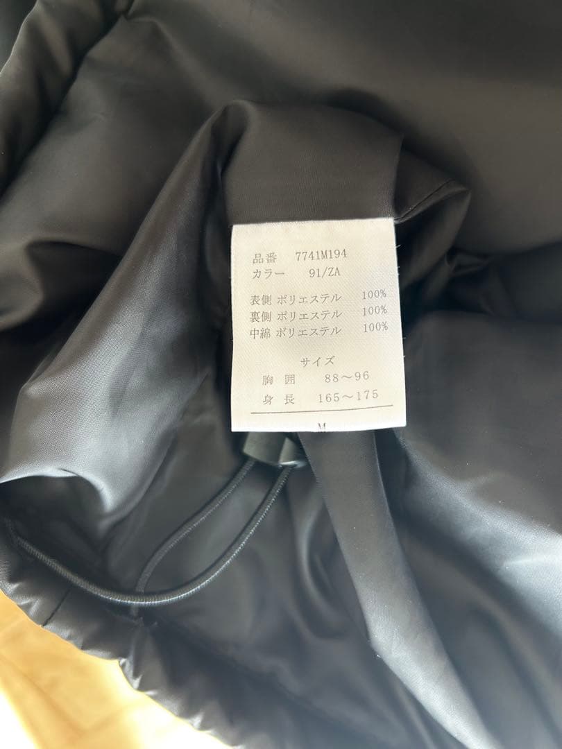 DESCENT デサント取外しライナーベスト付 ステンカラーコート Ｍサイズ