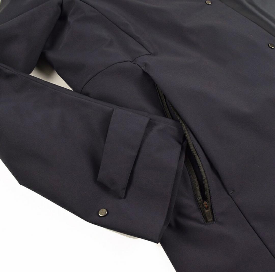 DESCENT デサント取外しライナーベスト付 ステンカラーコート Ｍサイズ