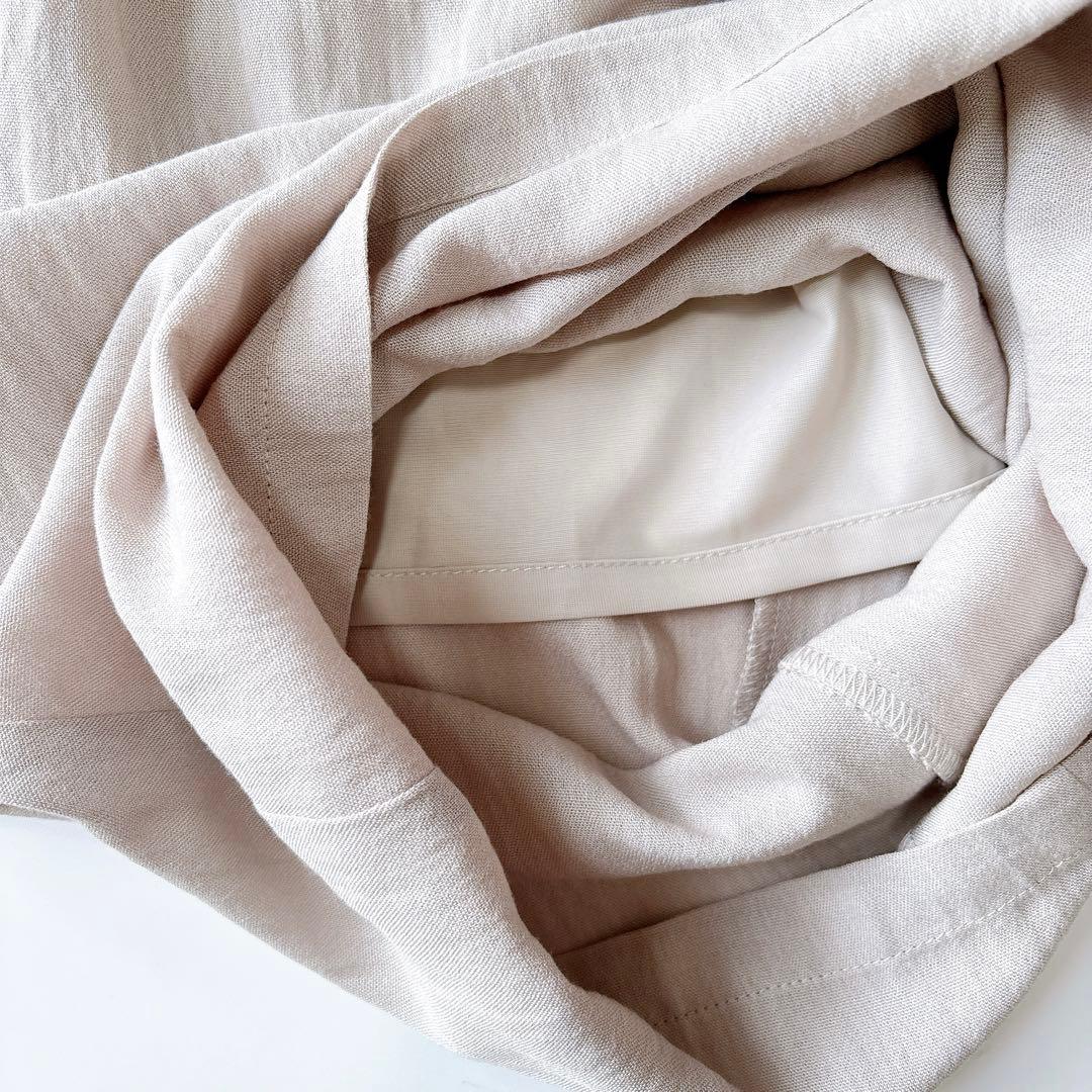 新品⁑クラネ　フォールドオールインワン　グレー　フレンチスリーブ　ワイドパンツ