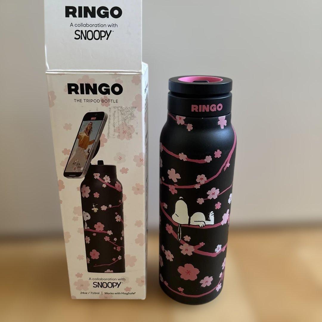 RINGO スヌーピー 水筒 桜柄