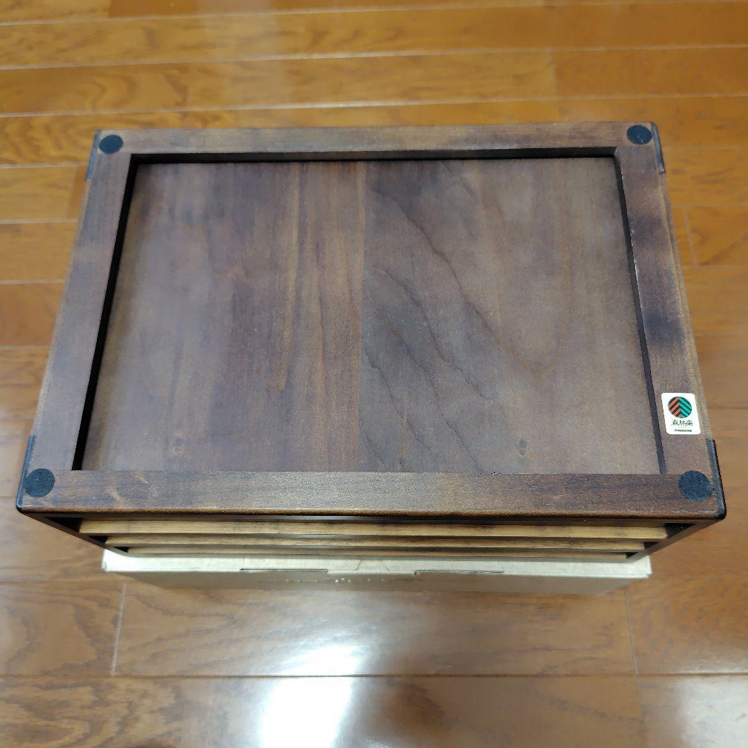 豊岡クラフト 森林楽 (美品) 素敵な 書斎 A4書類シェルフ、小物・文具入れ