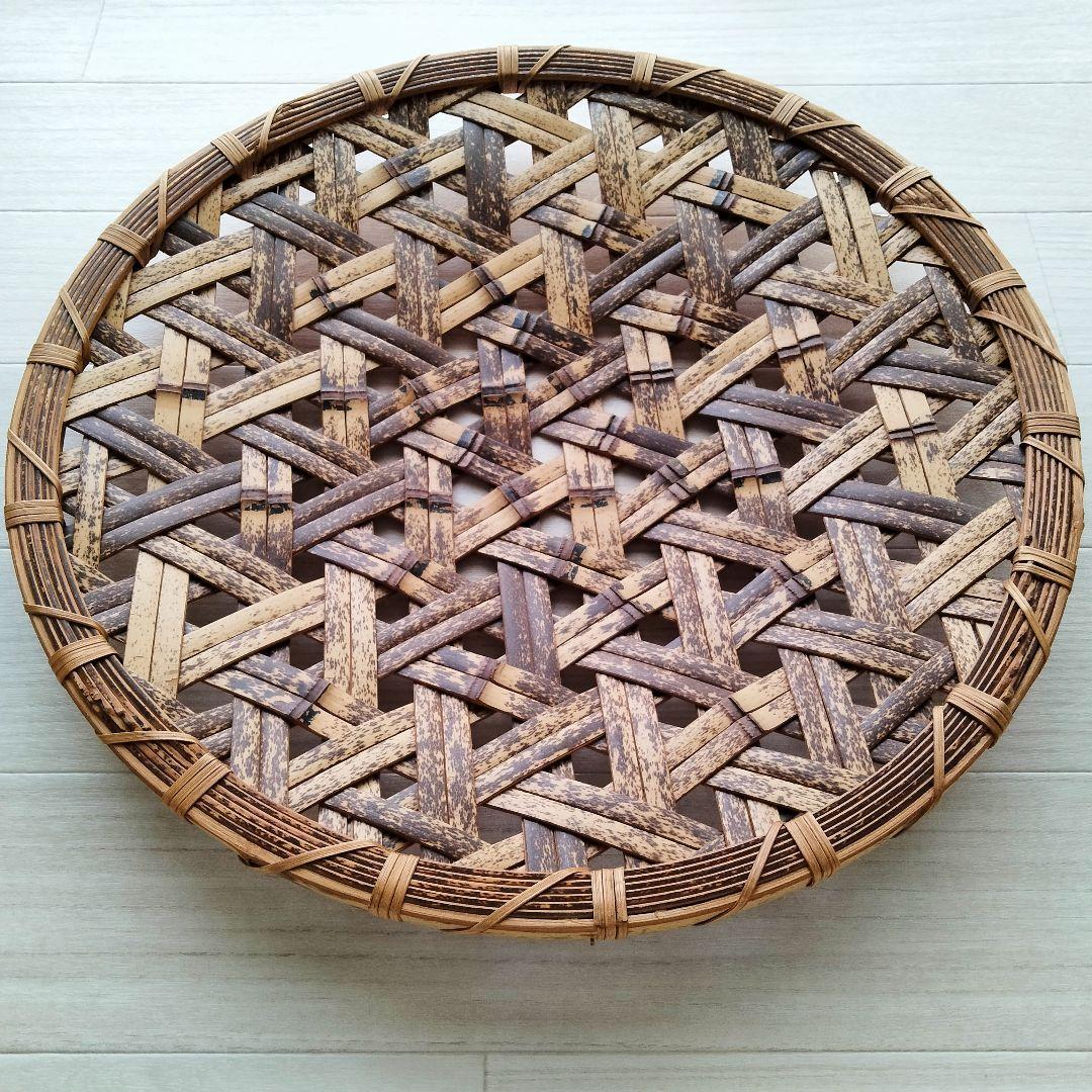 竹平ザル　伝統工芸品　純日本製　＆　竹製しゃもじ、菜箸、おたま、ステンレストレー