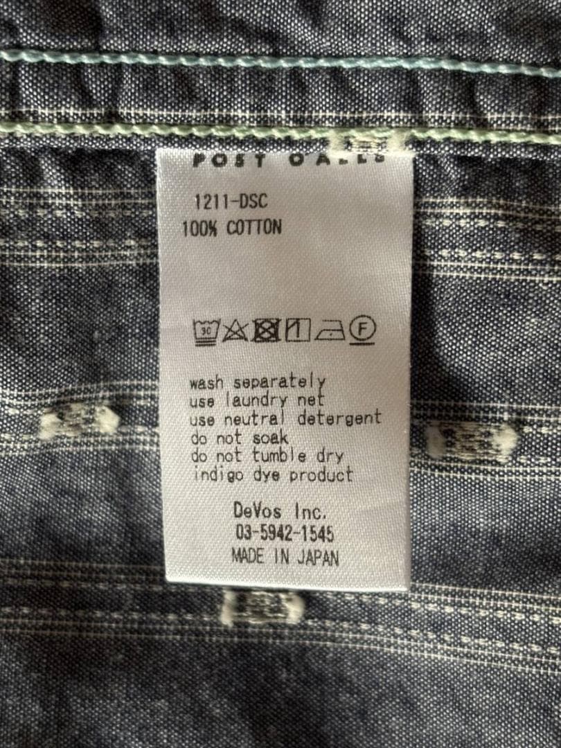 24SS ポストオーバーオールズ THE POST POST OVERALLS