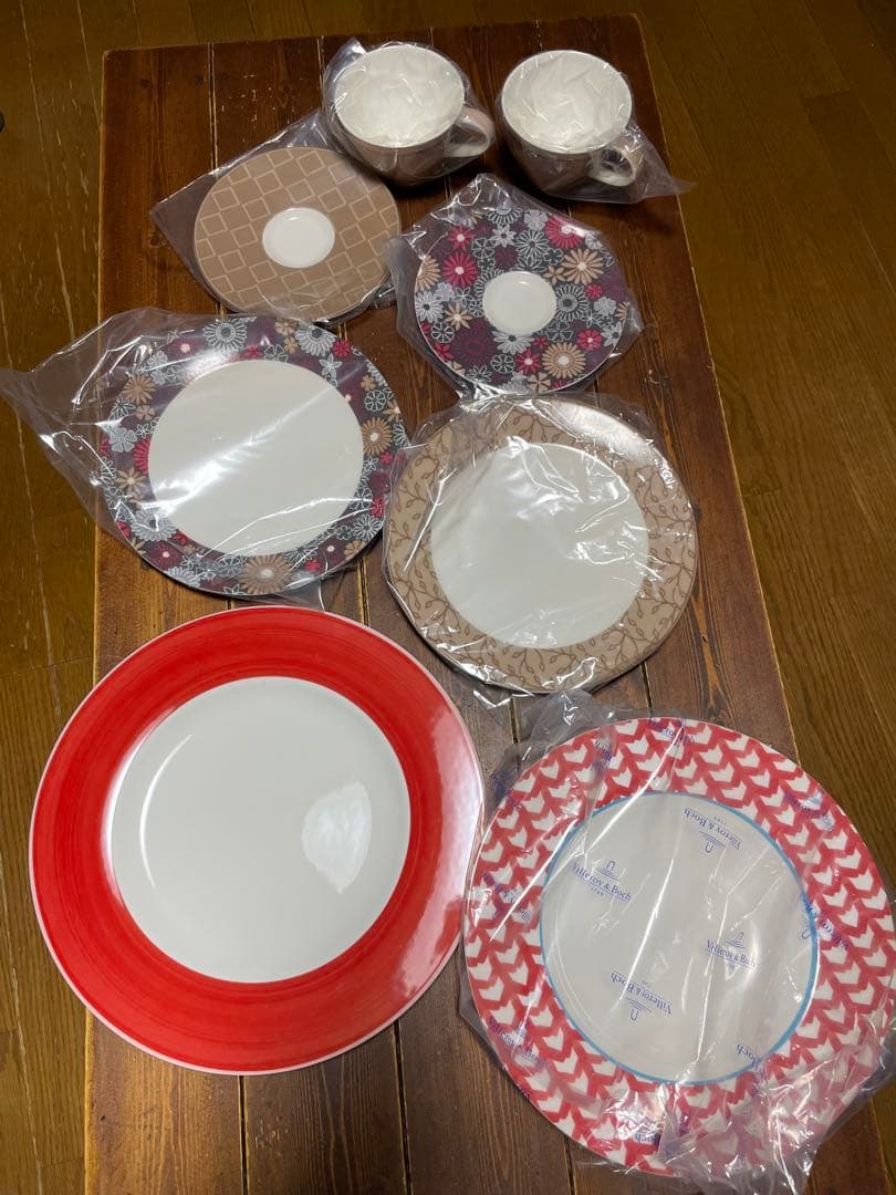 Villeroy＆Boch ビレロイボッホ　カップ＆ソーサー 、プレートセット