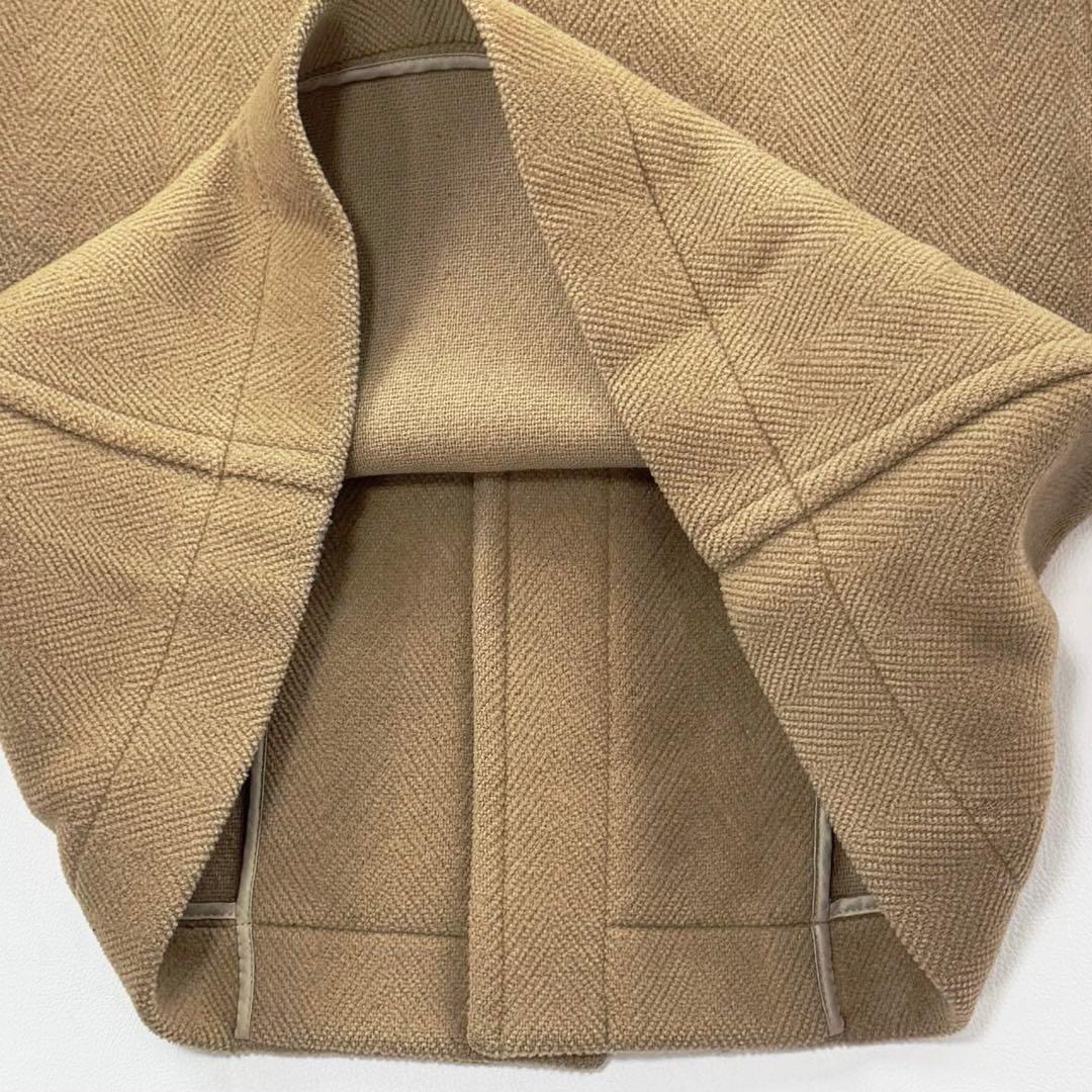 ニューヨーカー ムーアブルック ウールヘリンボーン ダッフルコート ベージュ
