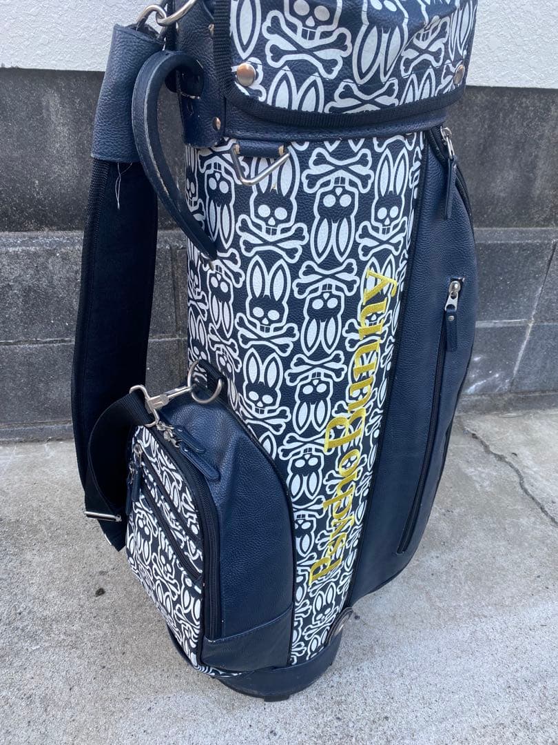 おしゃれ　サイコバニー　キャディバッグ　ゴルフバッグ　5分割