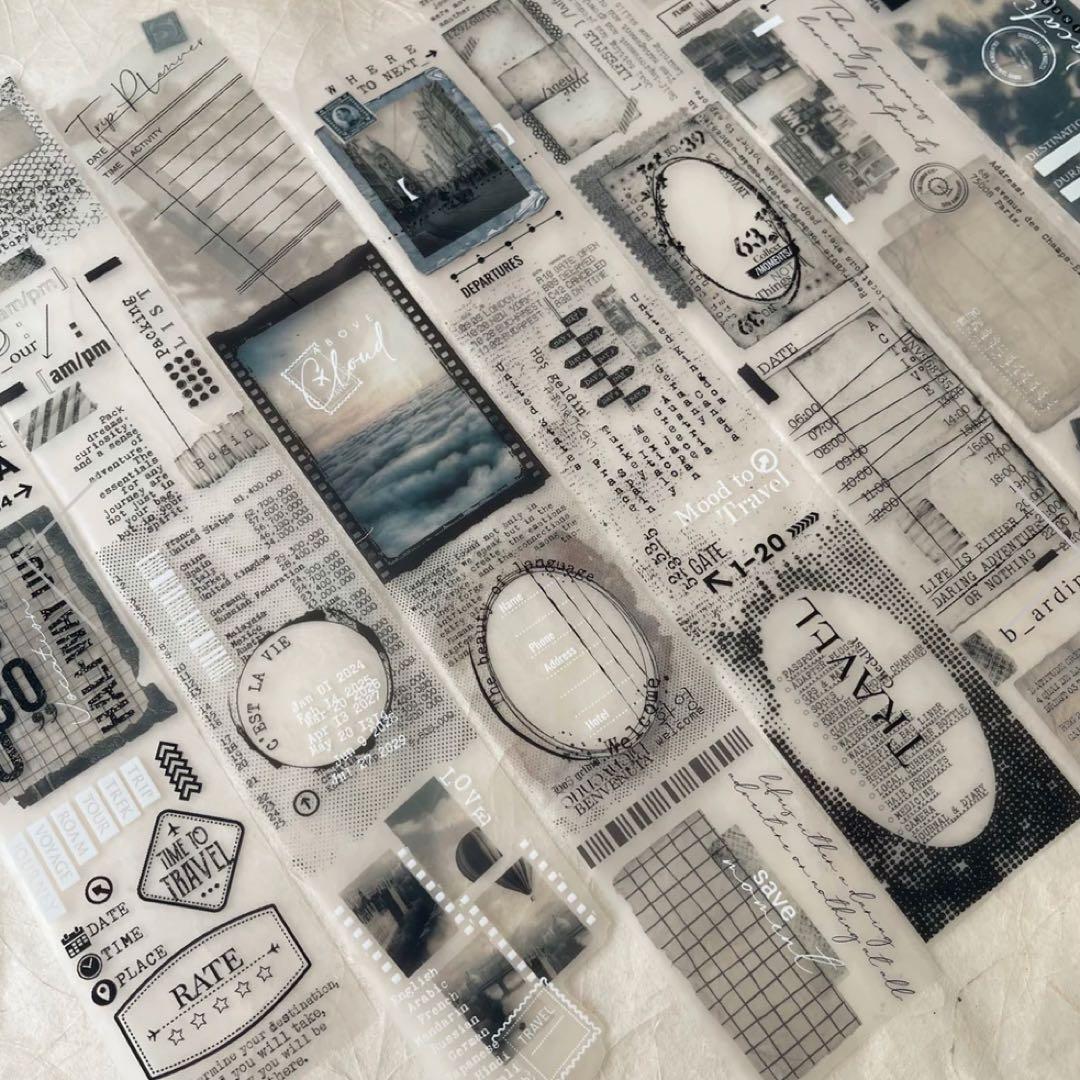 ⭐️SALE⭐️Journal pages 海外マスキングテープ　マステ【1868】