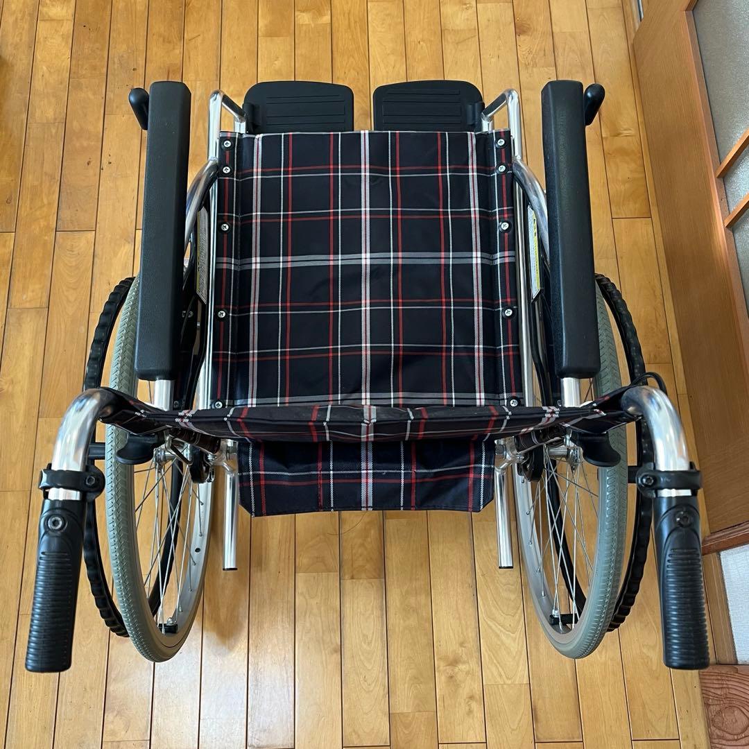 【直接引取り限定】KV22-40SB カワムラサイクル車椅子 アルミ製　介護用品