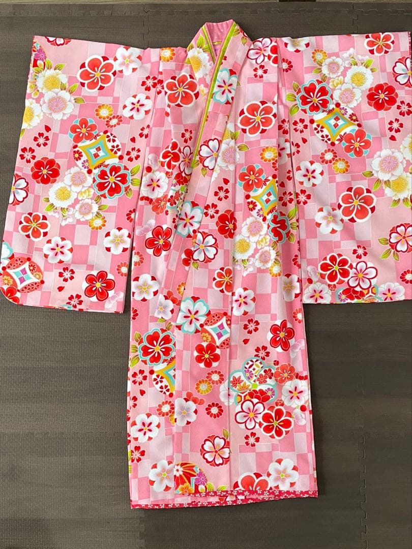 最終値下げ　七五三3歳 被布セット ピンク 式部浪漫