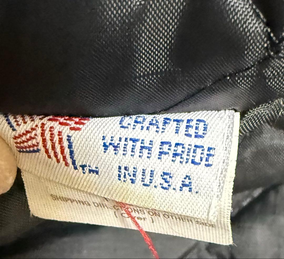 【希少サイズ42】SCHOTT レザーライダースジャケット　キルティング