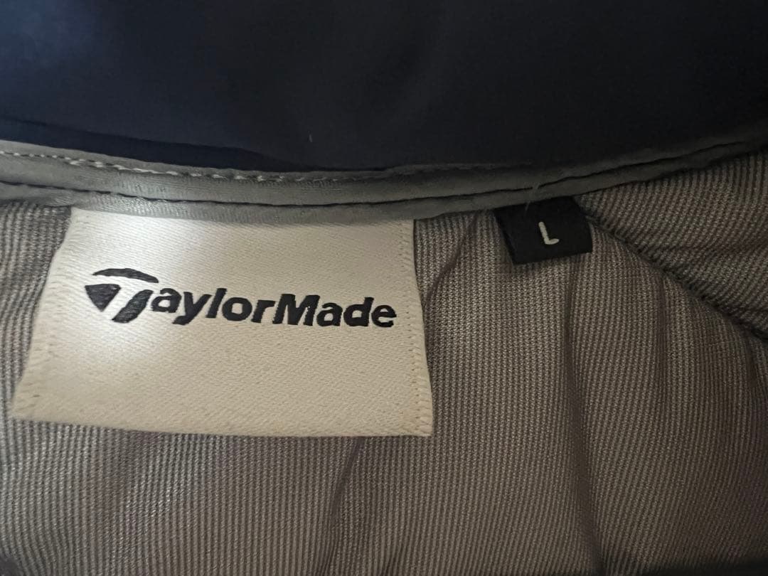 TAYLORMADE ネイビー ダウンジャケット 中綿ジャケット　フード付き　L