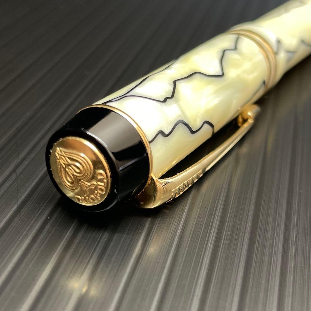 綺麗 パーカー デュオフォールド パール ブラック 18K センテニアル 万年筆