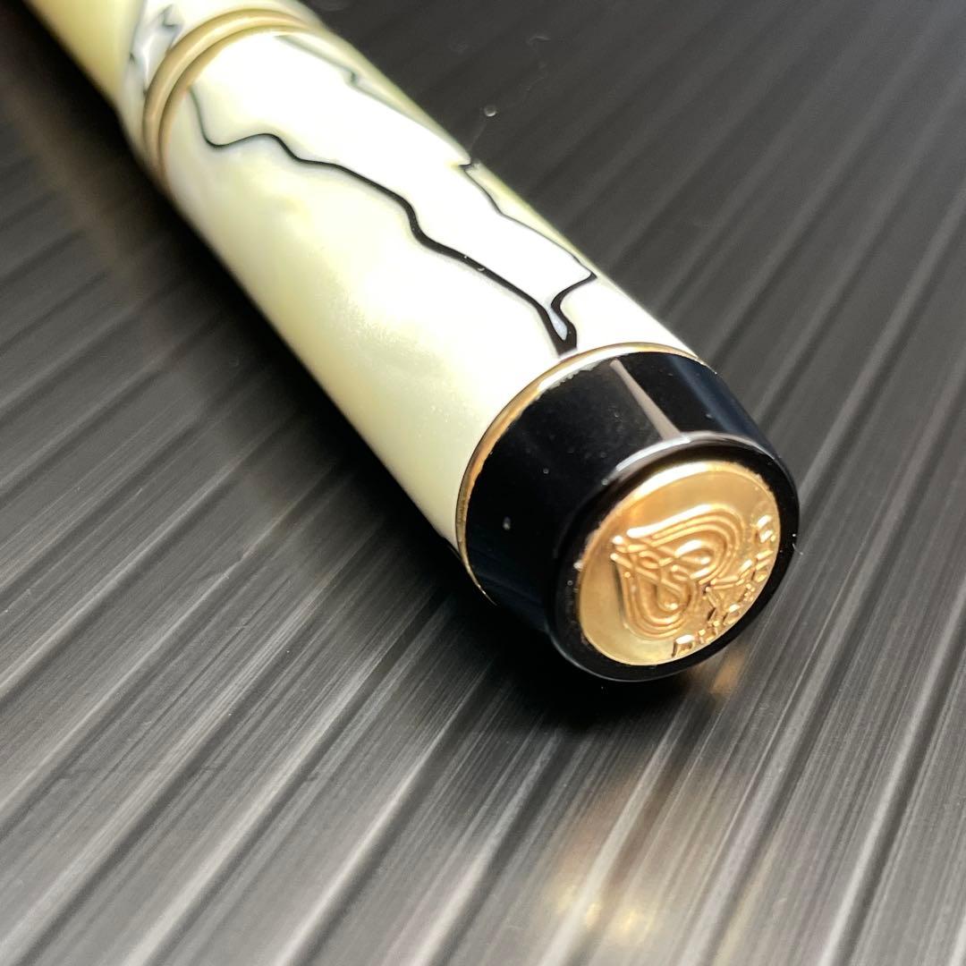 綺麗 パーカー デュオフォールド パール ブラック 18K センテニアル 万年筆