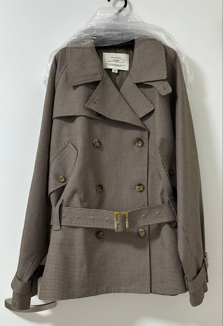 新品 AMERI DADDY MIDI TRENCH COAT タグ付き