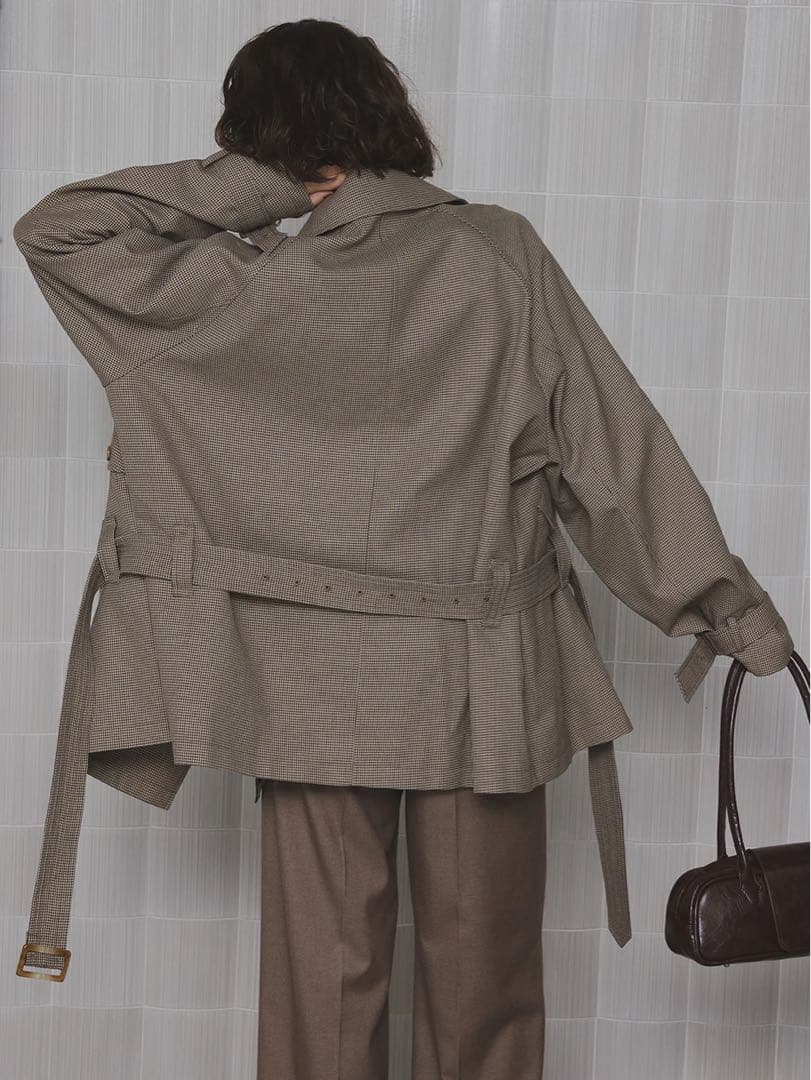 新品 AMERI DADDY MIDI TRENCH COAT タグ付き