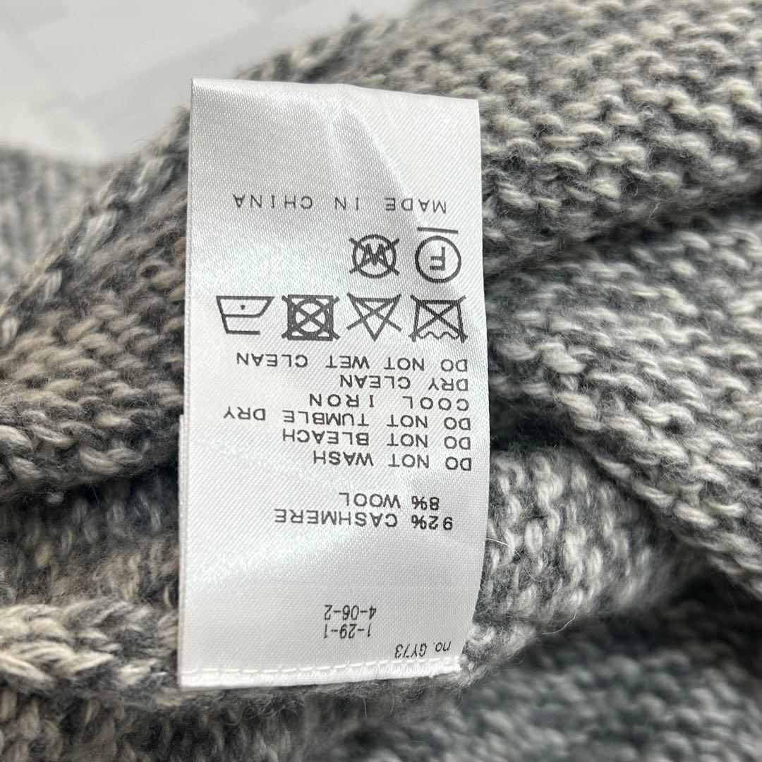IENA イエナ カシミヤ92％ Vネックニット フリーサイズ 上質 グレー