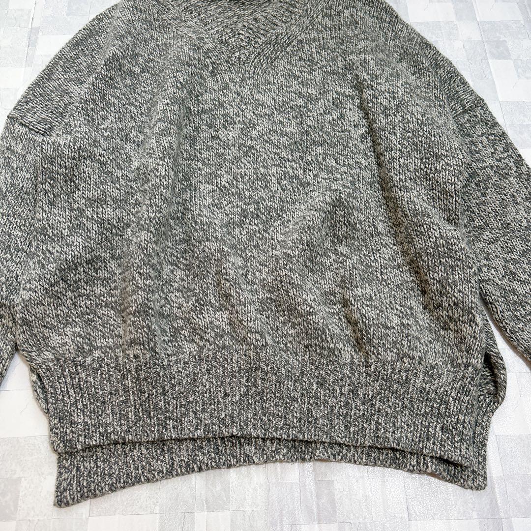 IENA イエナ カシミヤ92％ Vネックニット フリーサイズ 上質 グレー