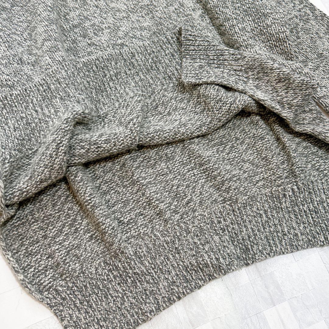 IENA イエナ カシミヤ92％ Vネックニット フリーサイズ 上質 グレー