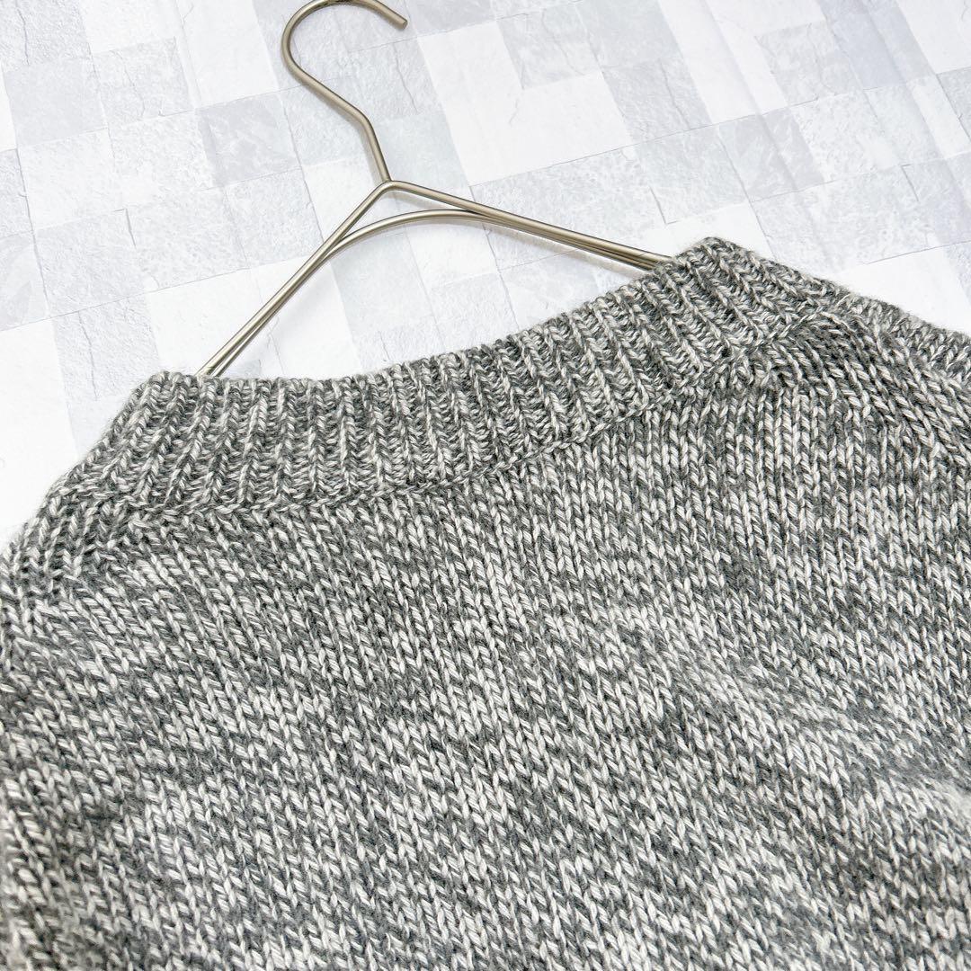 IENA イエナ カシミヤ92％ Vネックニット フリーサイズ 上質 グレー