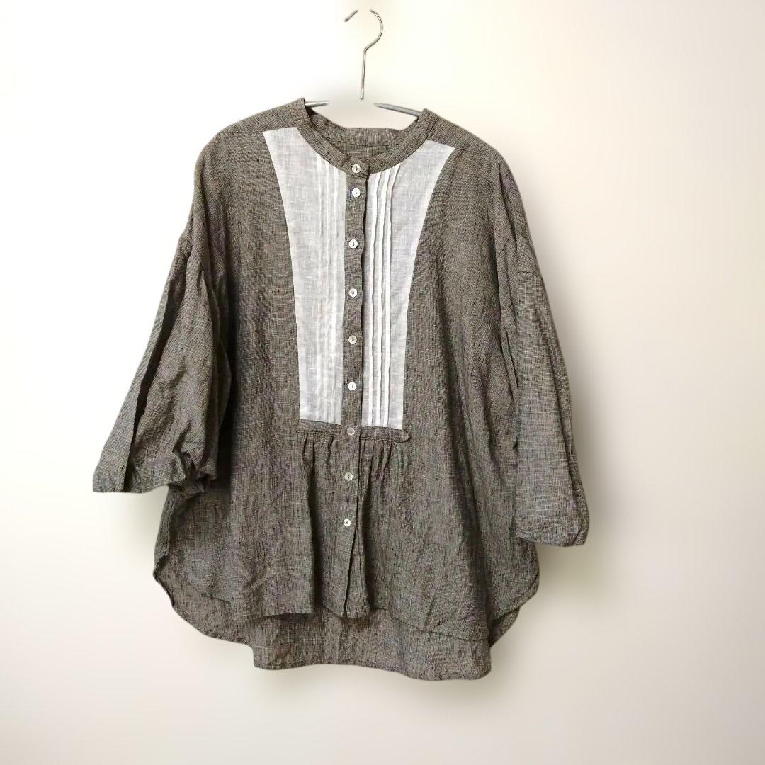 【最終値下げ】MAGALI リネンバロンブラウス