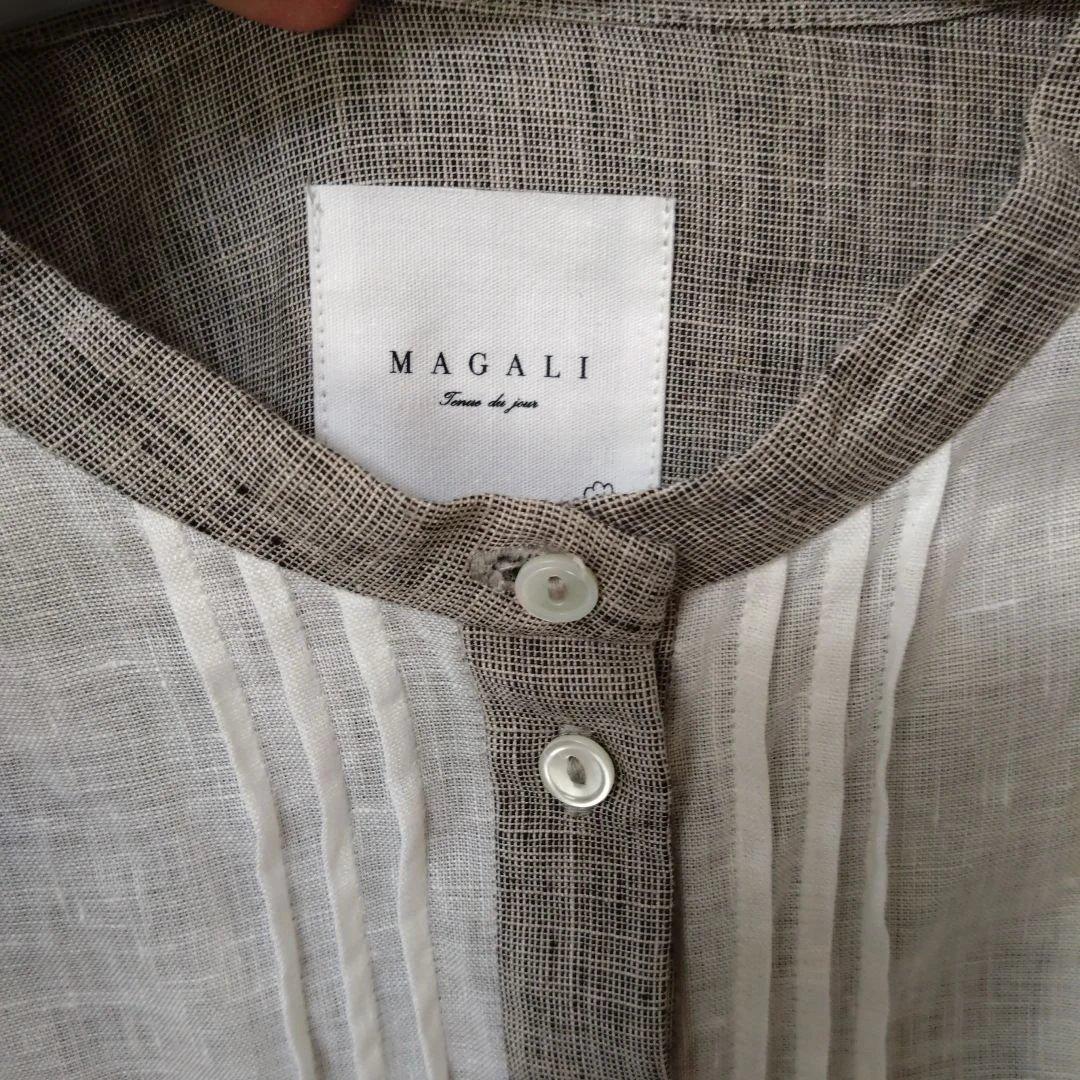 【最終値下げ】MAGALI リネンバロンブラウス