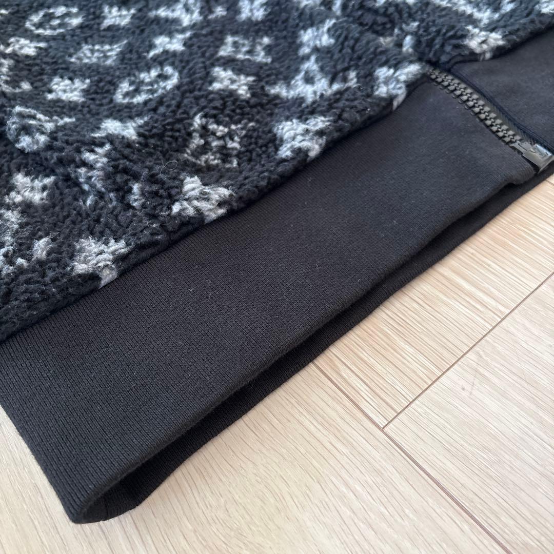 N*o様 【L】Louis Vuitton モノグラムフリースジャケット ブラッ