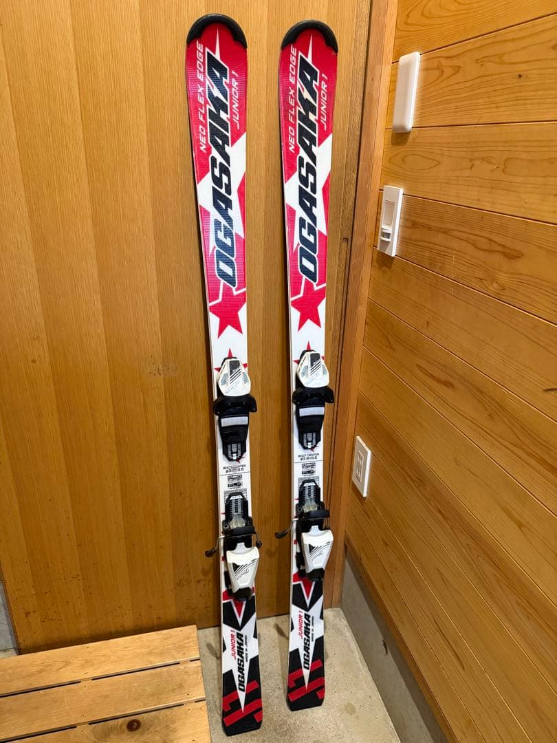 OGASAKA NEO FLEX EDGE JUNIOR 1 スキー+ストック