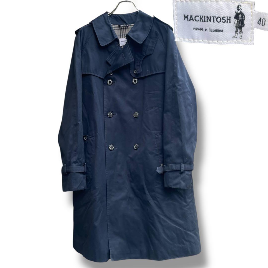 定価15万円以上 マッキントッシュ トレンチコート 裏チェック size 40