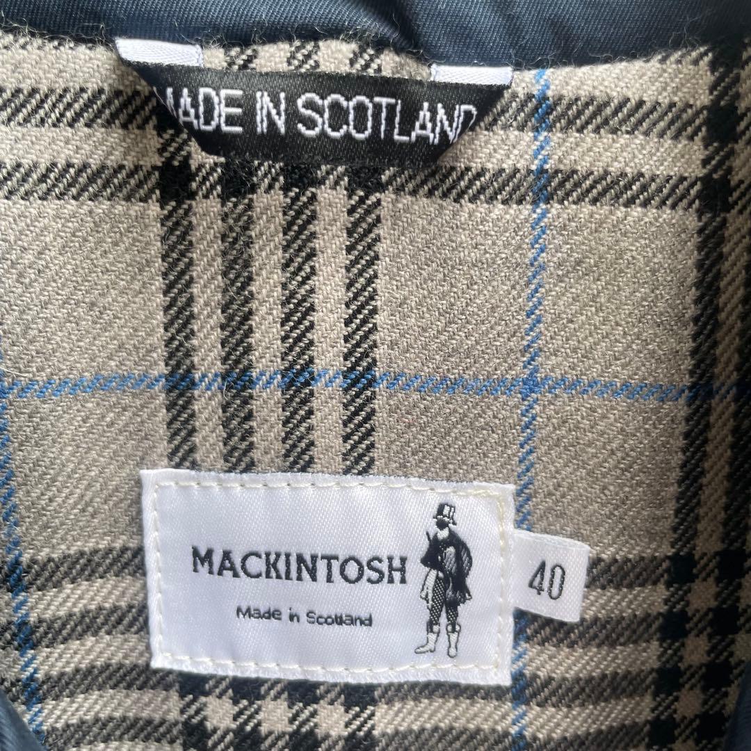 定価15万円以上 マッキントッシュ トレンチコート 裏チェック size 40